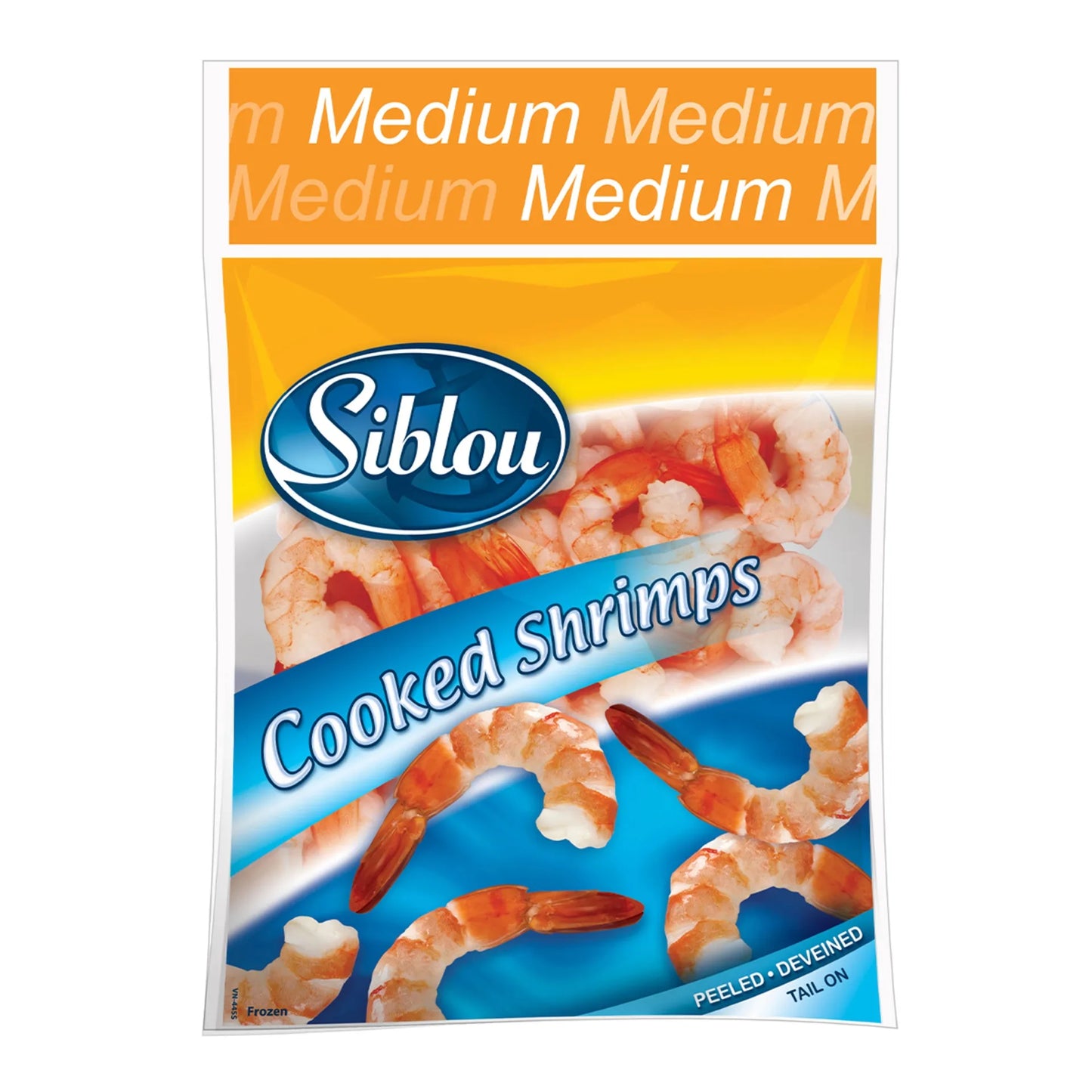 Siblou Frozen Cooked Medium Peeled Shrimps 250 gr
