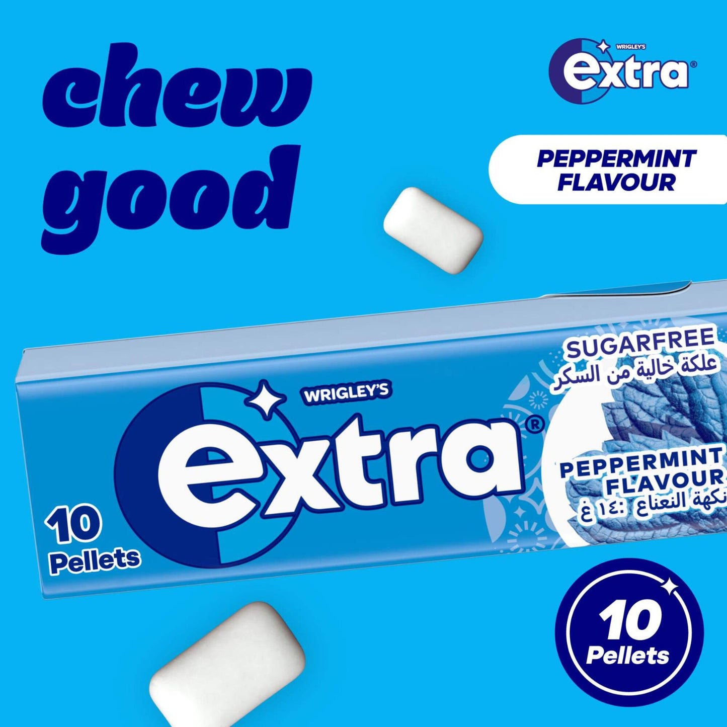 Extra Chewing Gum Peppermint Flavor 10 per pack