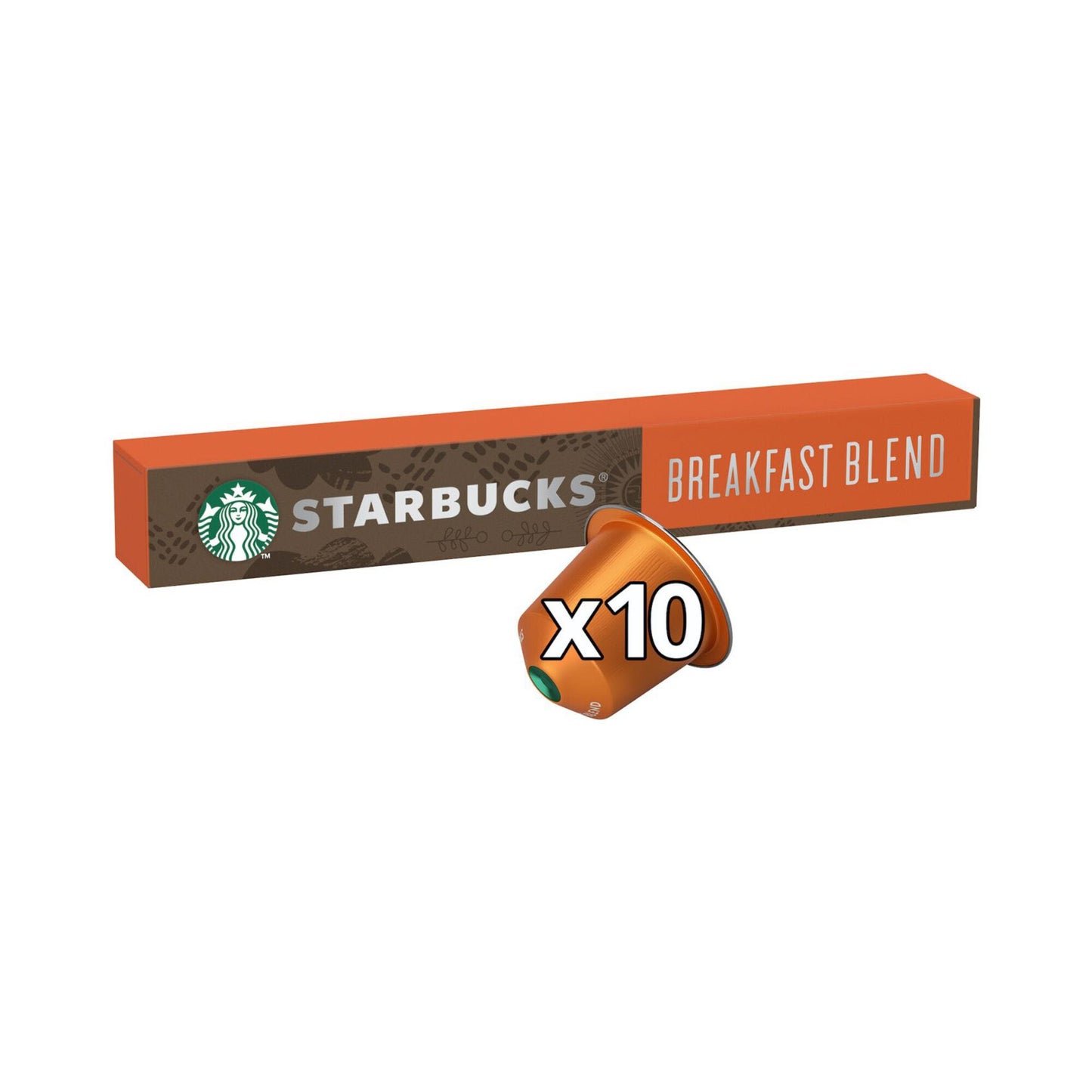Starbucks Breakfast Blend Arabica Coffee Capsules Medium Roast 10 coffee capsules