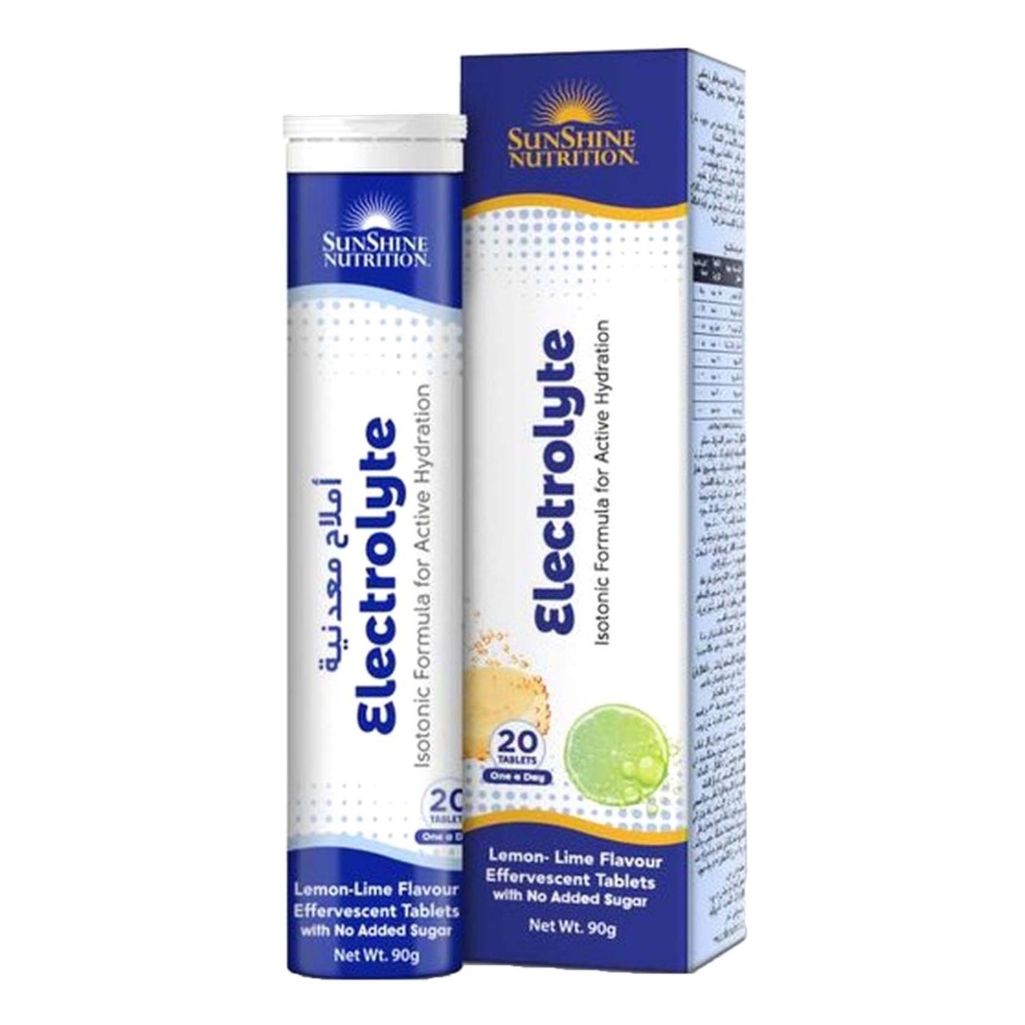 Sunshine Nutrition Electrolyte Effervescent Tablets 20 tablets