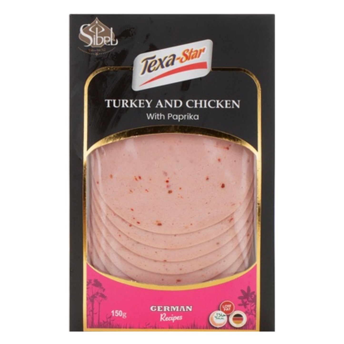 Texa-Star Low Fat Turkey and Chicken Slices with Paprika 150 gr