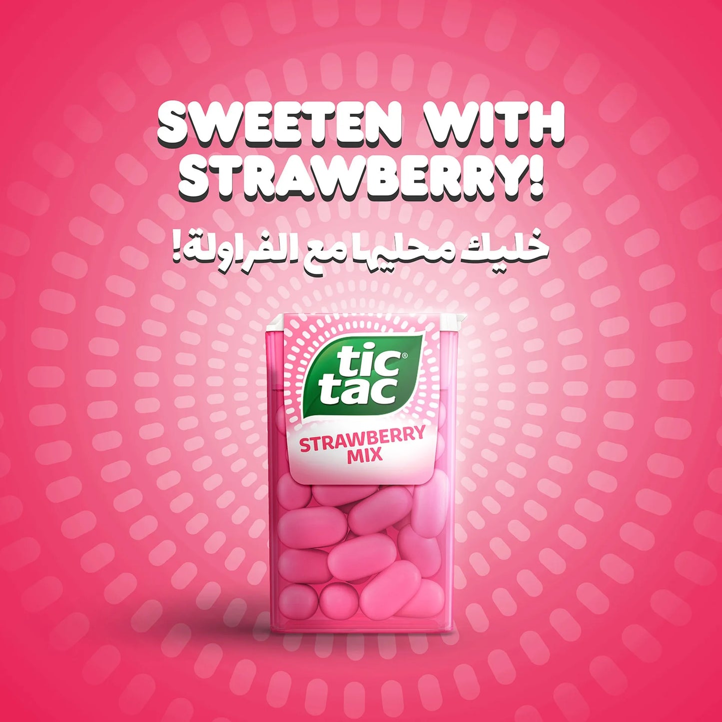 Tic Tac Strawberry Mix Flavor 18 gr