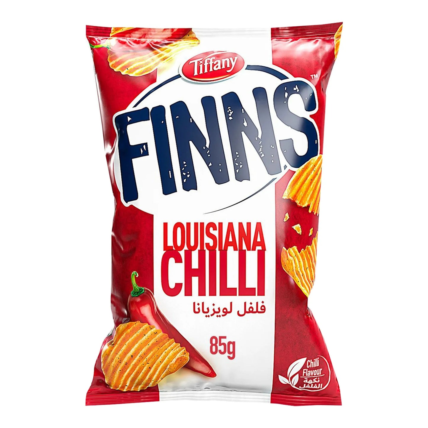 Tiffany Finns Louisiana Chili Potato Chips 85 gr