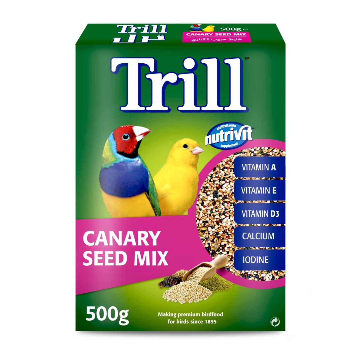 Trill Bird Food for Canary Birds 500 gr