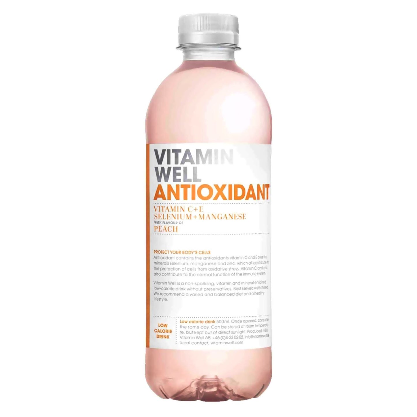 Vitamin Well Antioxidant Non Carbonated Drink peach Flavor 500 ml