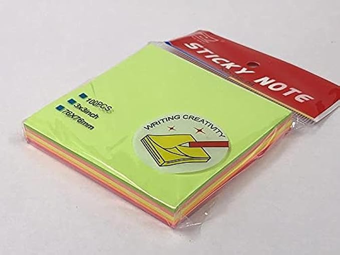 Zheng Hao Assorted Sticky Notes (76x76mm) 100 sheets
