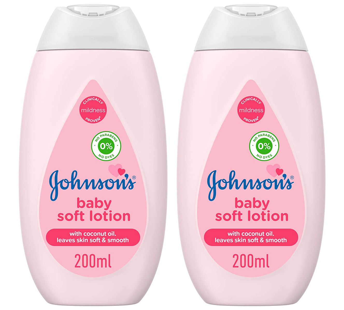Johnsons Baby Soft Lotion 200ml Twin Pack @ 20% off