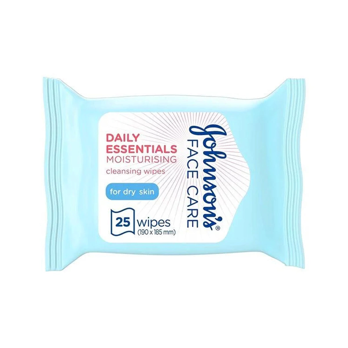 Johnsons Daily Essentials Wipes Nourishing Dry 25's