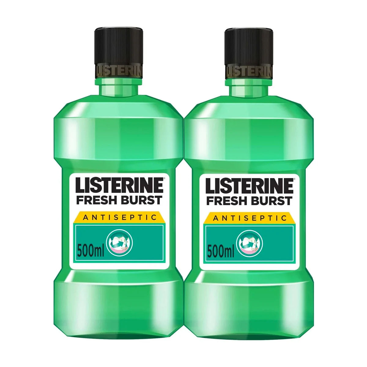 Listerine Fresh Burst 500ml Twin Pack