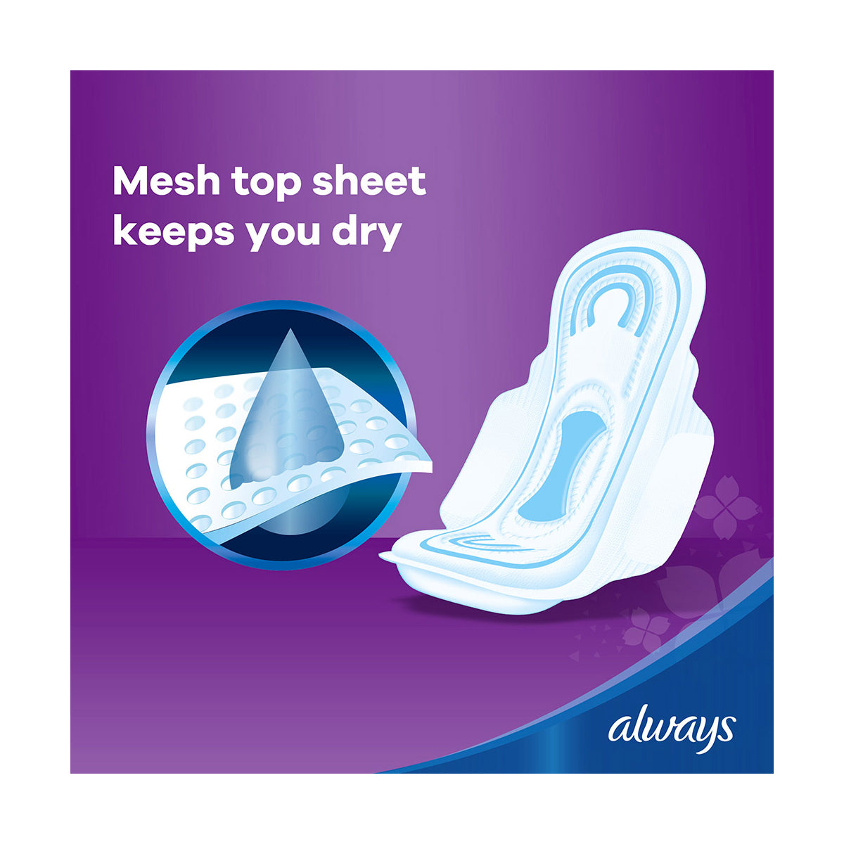 Always Sanitary Pads Clean & Dry Maxi Thick Large With Wings 72pcs