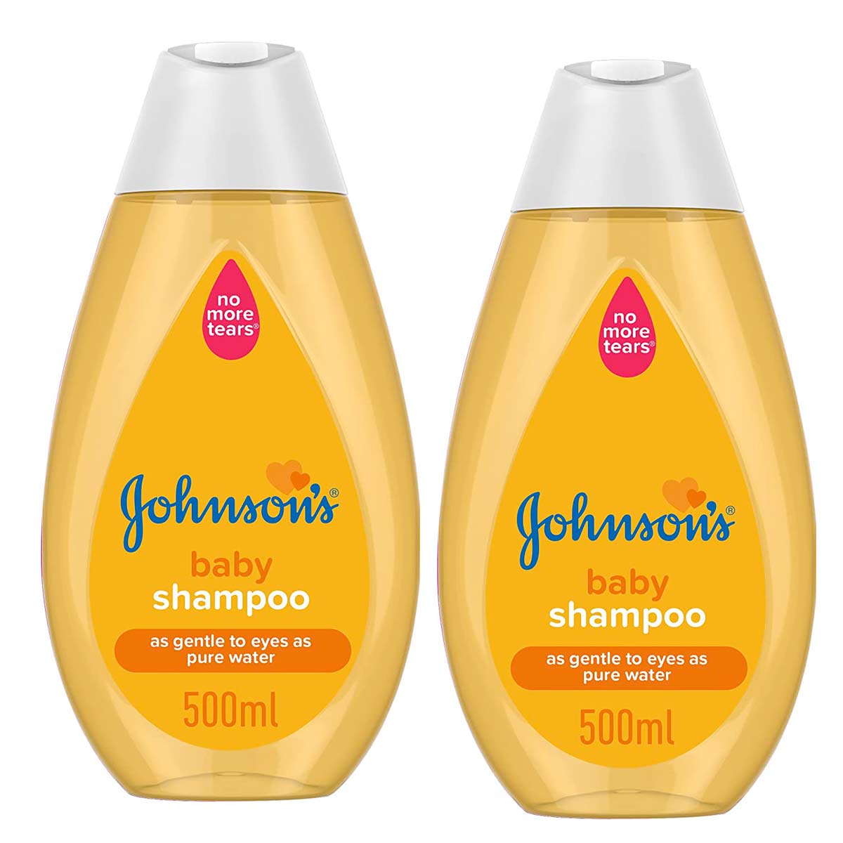 Johnsons Baby Shampoo Gold 500mlx 2 @ 10% off