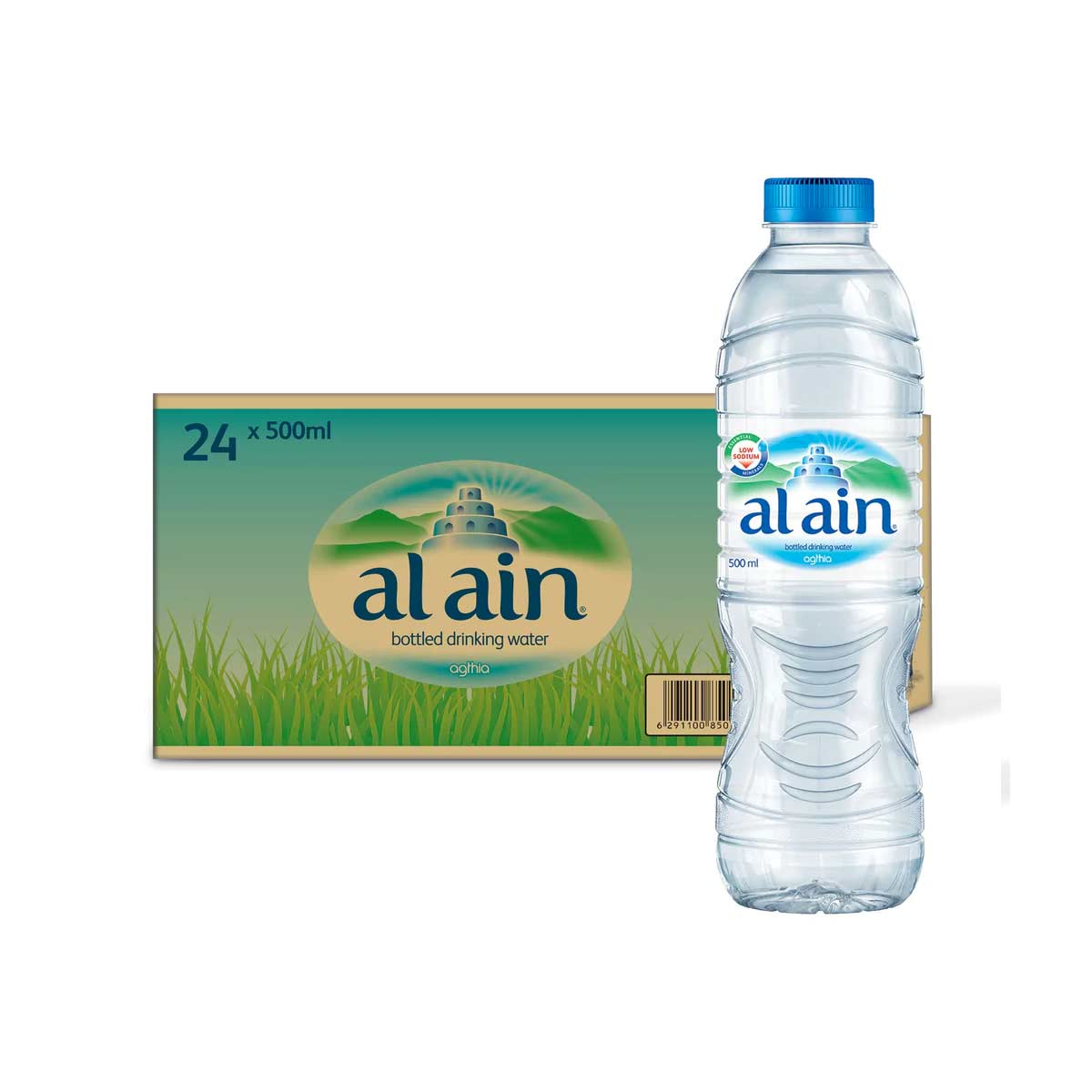 Al Ain Drinking Water Low Sodium 24 x 500ml