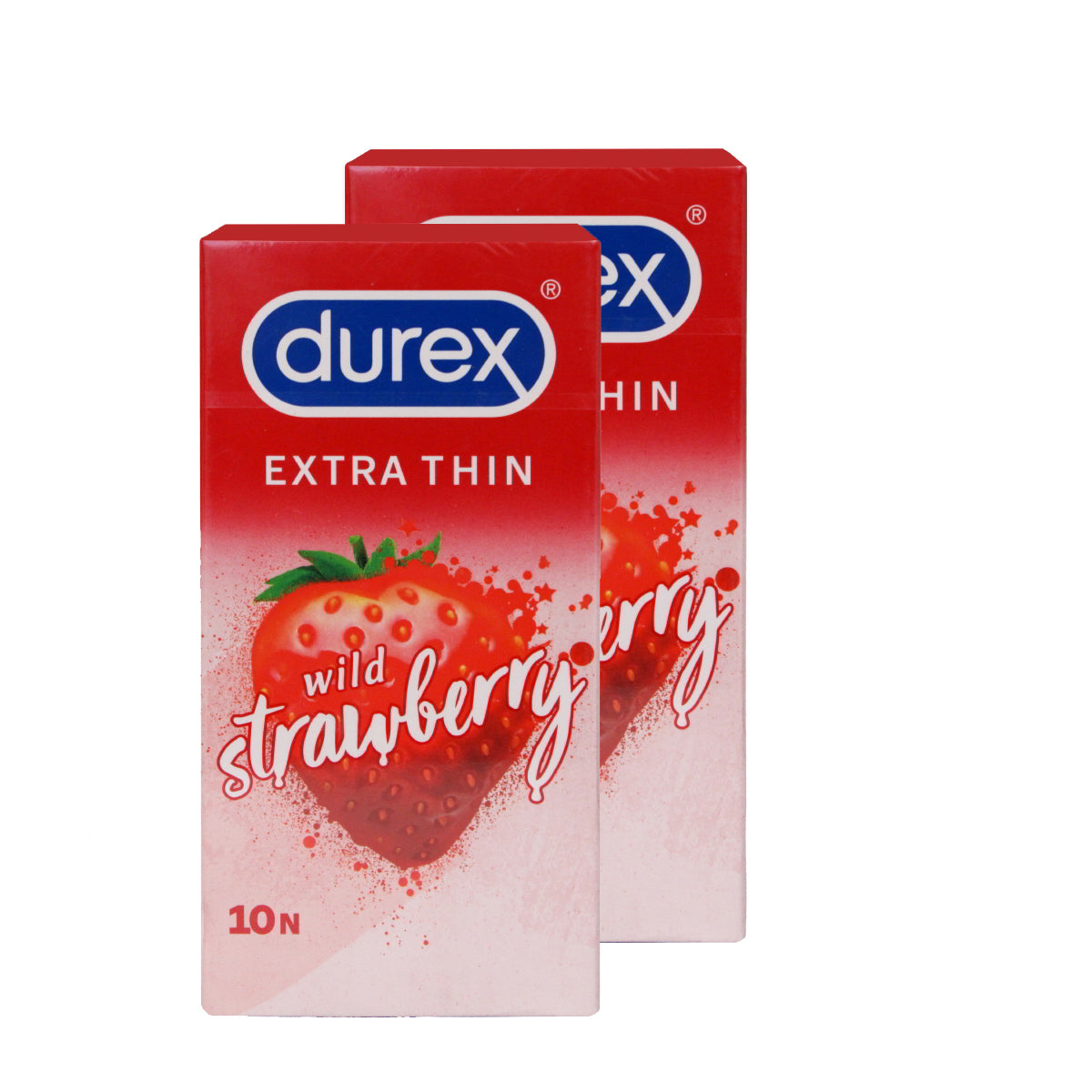 Durex Extra Thin Strawberry 10s x 2 @ 50% off Origin India