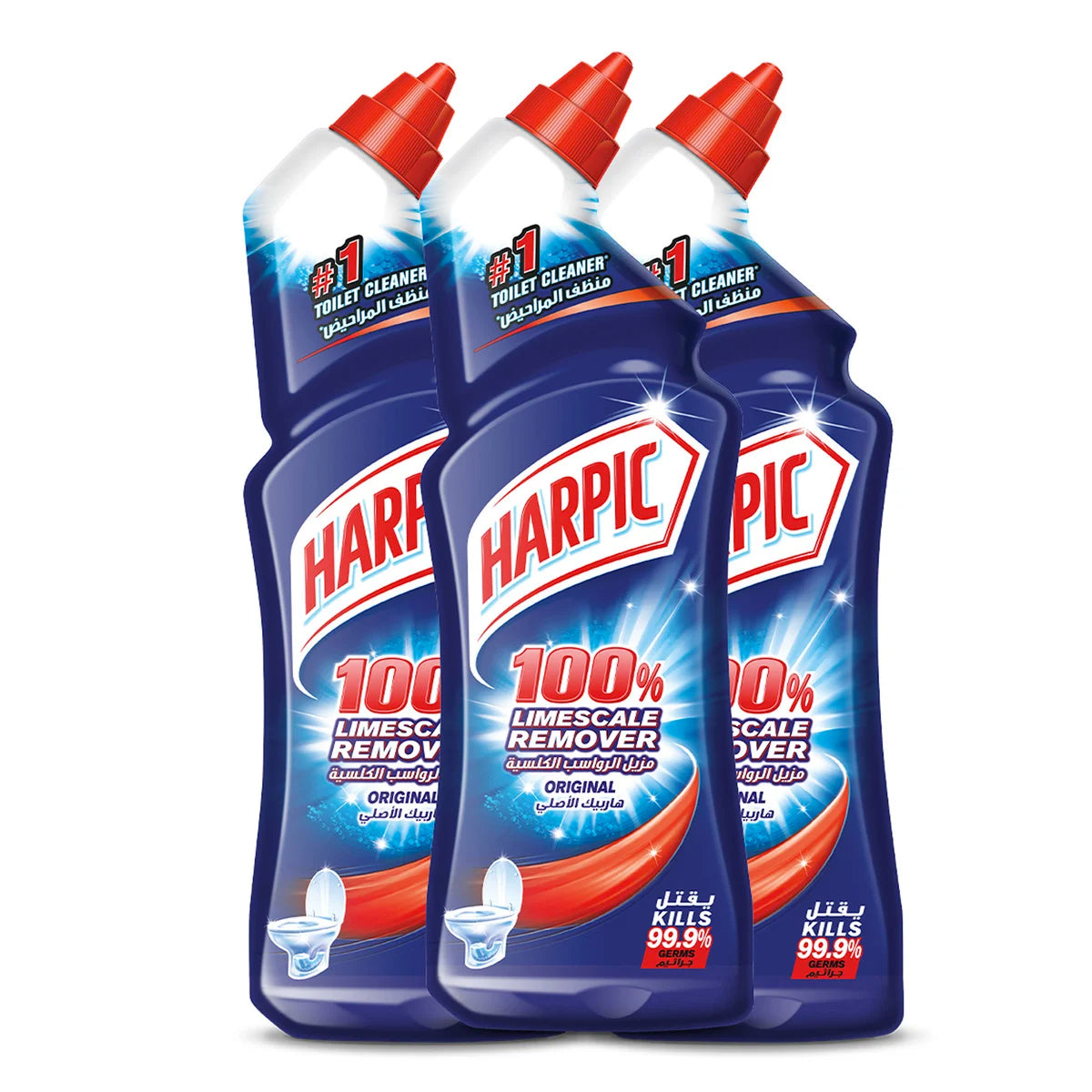 Harpic Liquid 750ML x 3 @ 20% off Original