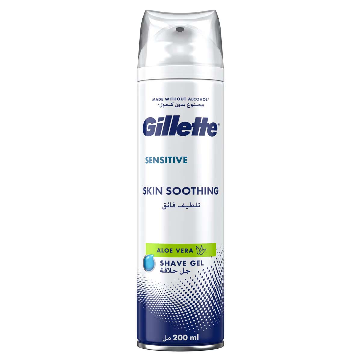 Gillette Shave Gel Sensitive Skin Soothing Aloe Vera 200ml