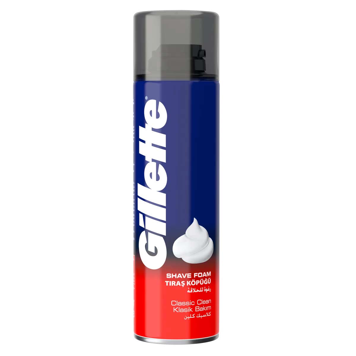 Gillette Classic Clean Shaving Foam 200ml