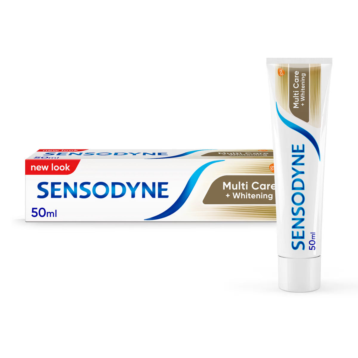 Sensodyne Toothpaste for Sensitive Teeth with Multi Care + Whitening 50ml