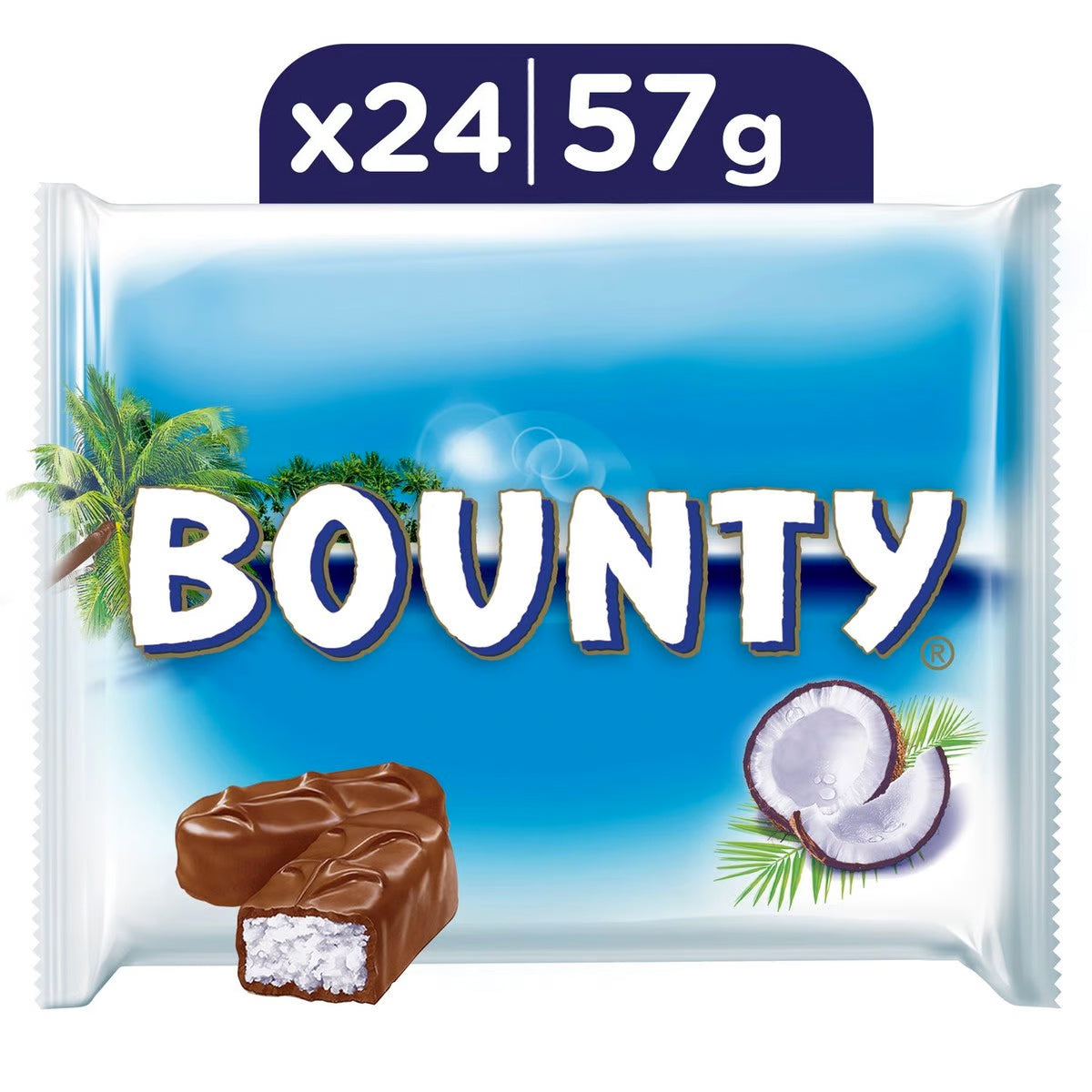 Bounty Chocolate 57gm x 24