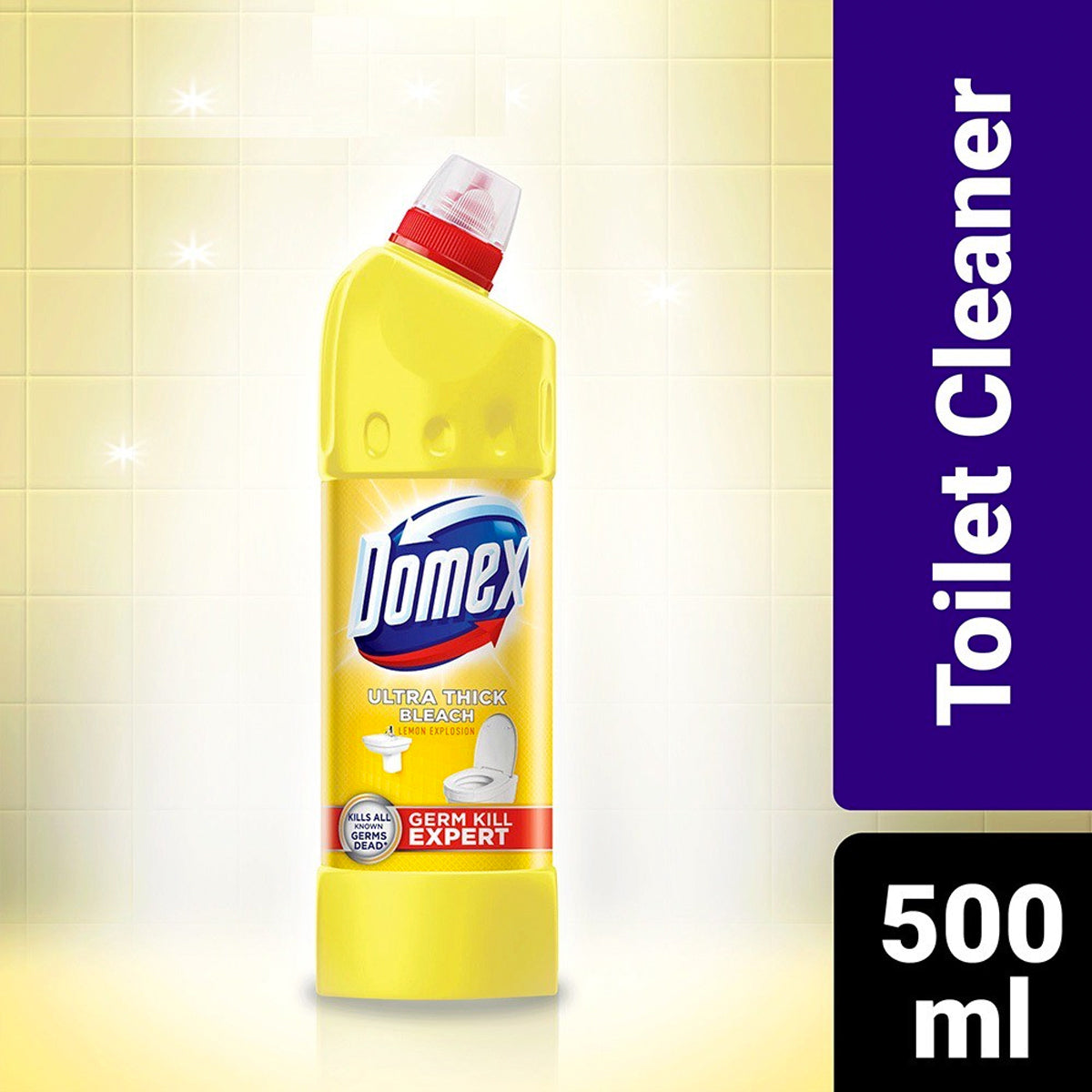 Domex Ultra Thick Toilet Cleaning Liquid 500ml Yellow