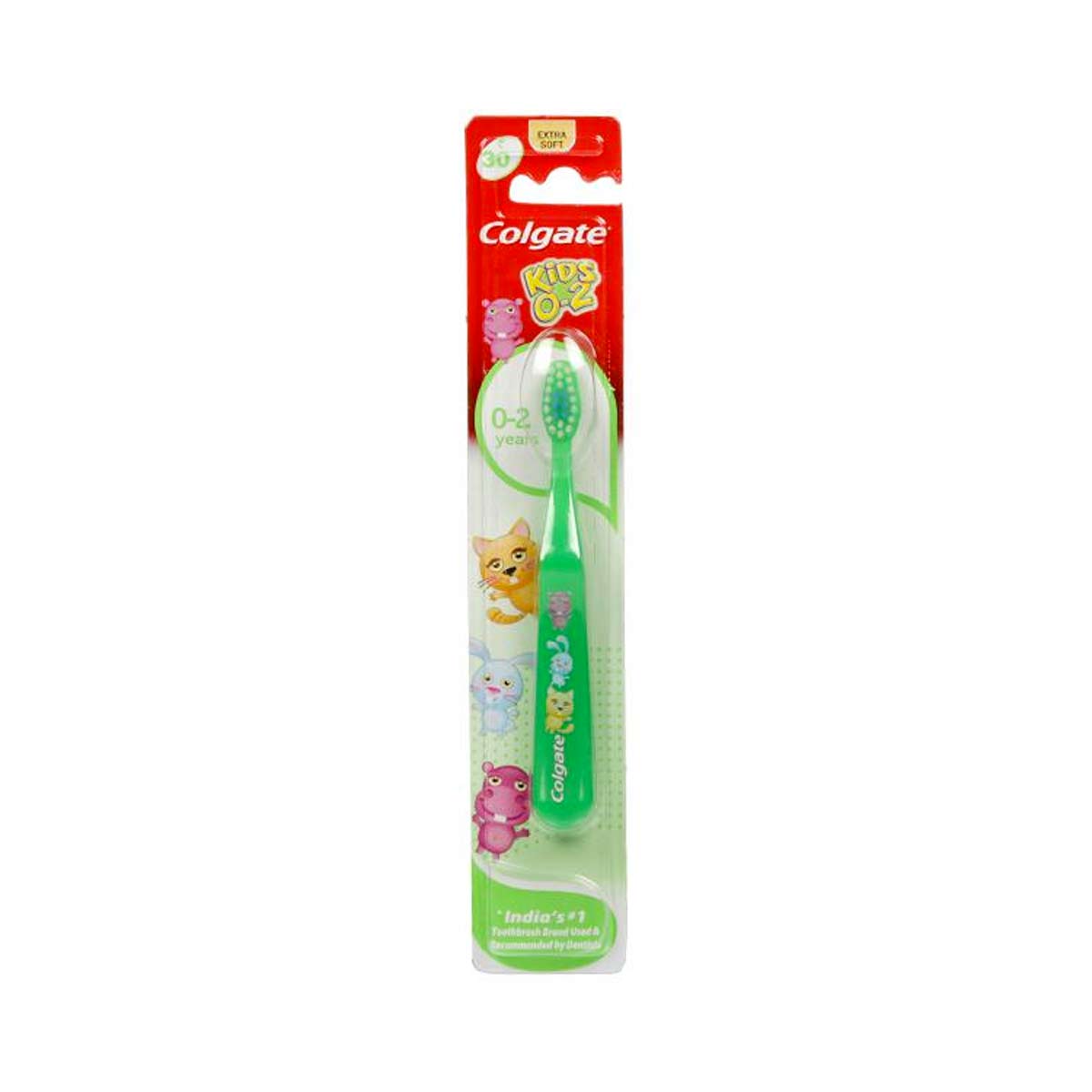 Colgate Toothbrush Kids 0-2 Green