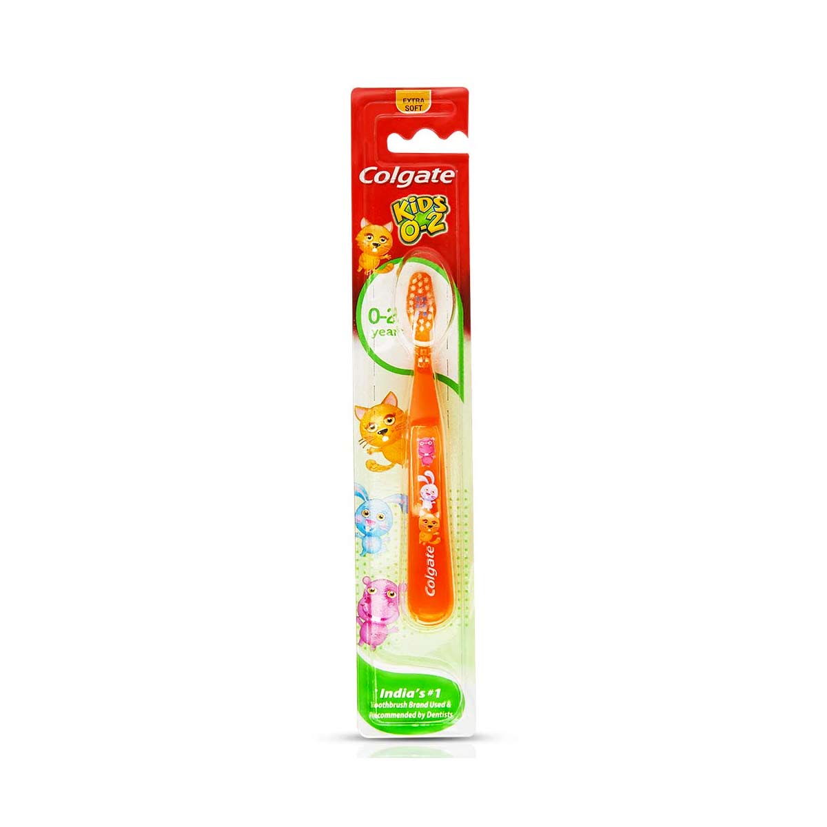 Colgate Toothbrush Kids 0-2 Orange
