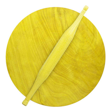 10 Inch Wooden Rolling Pin & Board Set 1 pack