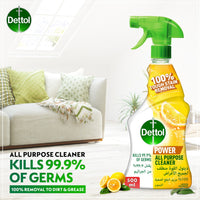 Dettol All Purpose Cleaner Spray Bottle Lemon Scent 500 ml