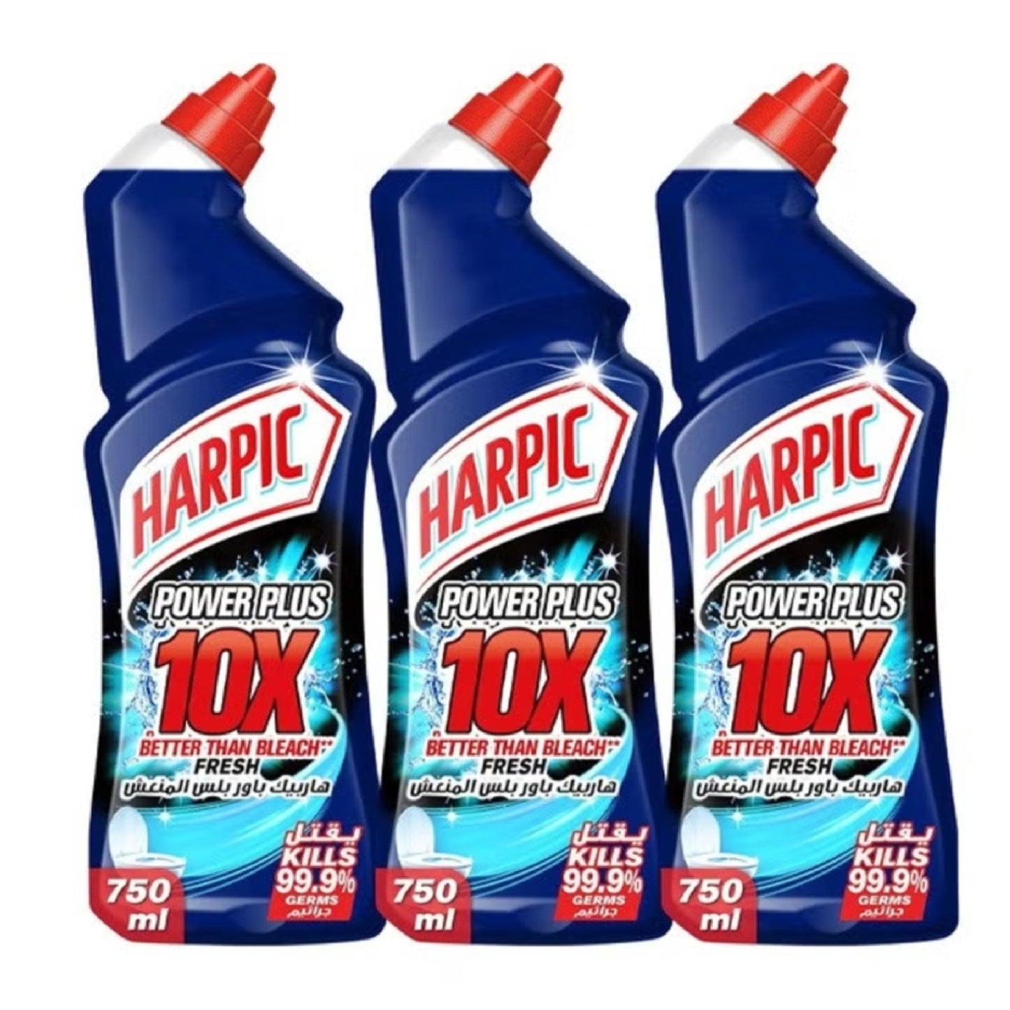 Harpic Power Plus Fresh Toilet Cleaner 3 x 750 ml