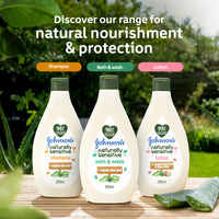 Johnson Naturally Sensitive Bath & Wash 395 ml