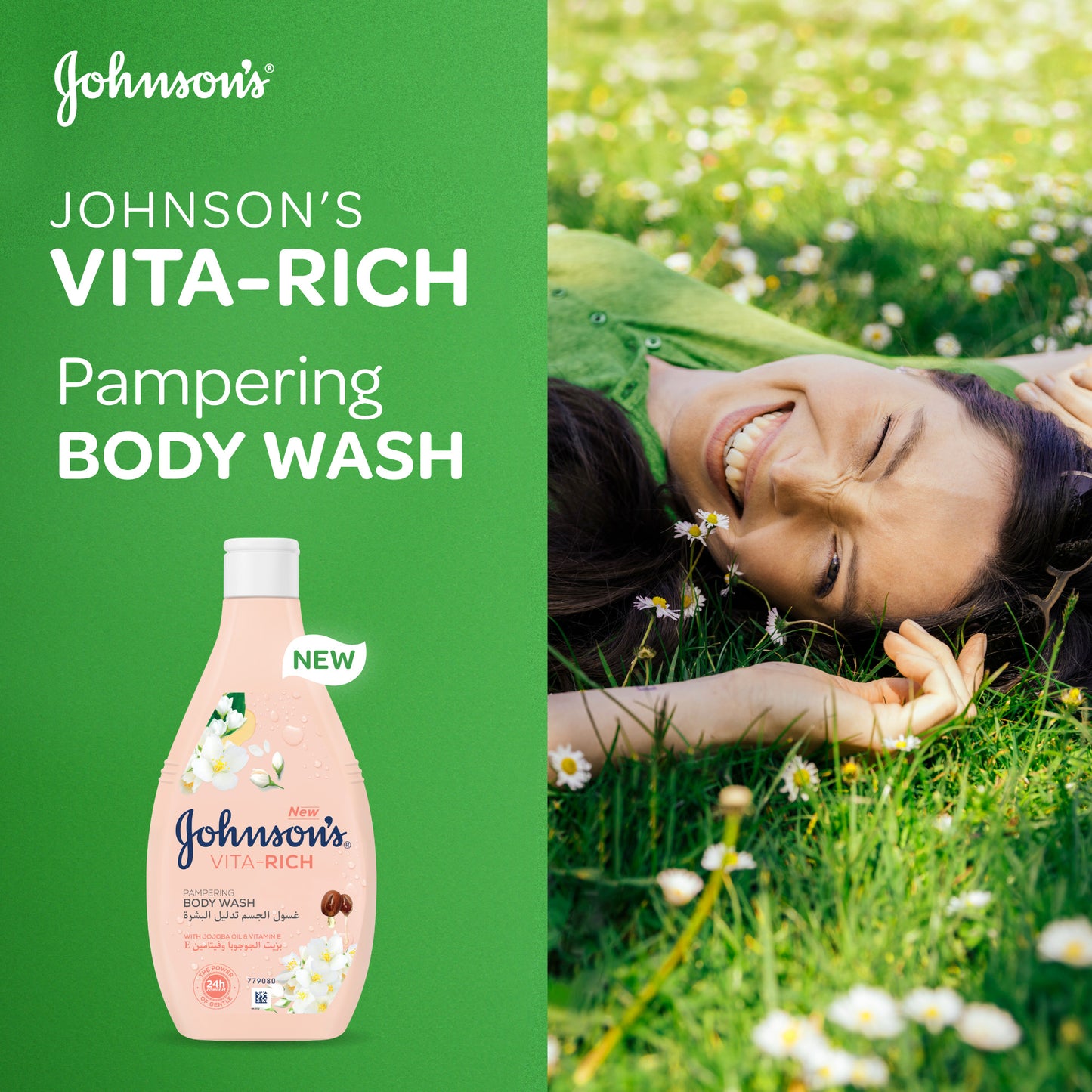 Johnson Vita-Rich Pampering Body Wash 400 ml
