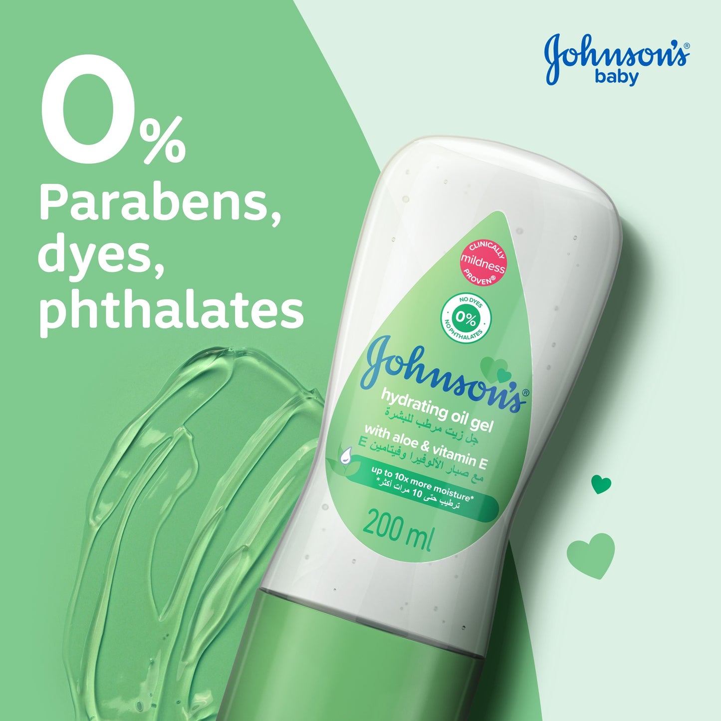 Johnson Baby Oil Gel Aloe & Vit E 200 ml