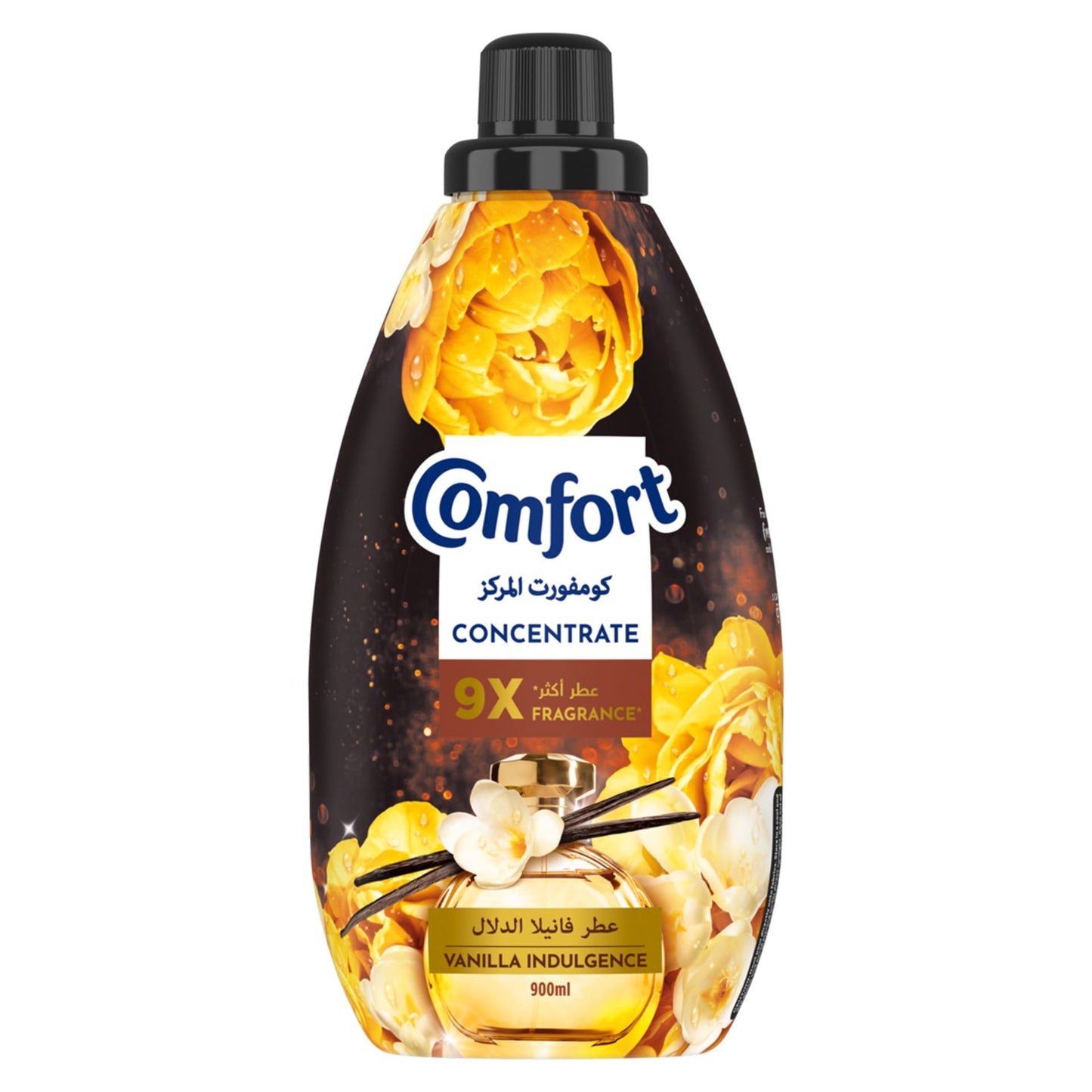 Comfort Concentrate Fabric Softener Vanilla Indulgence 9x Fragrance 900 ml