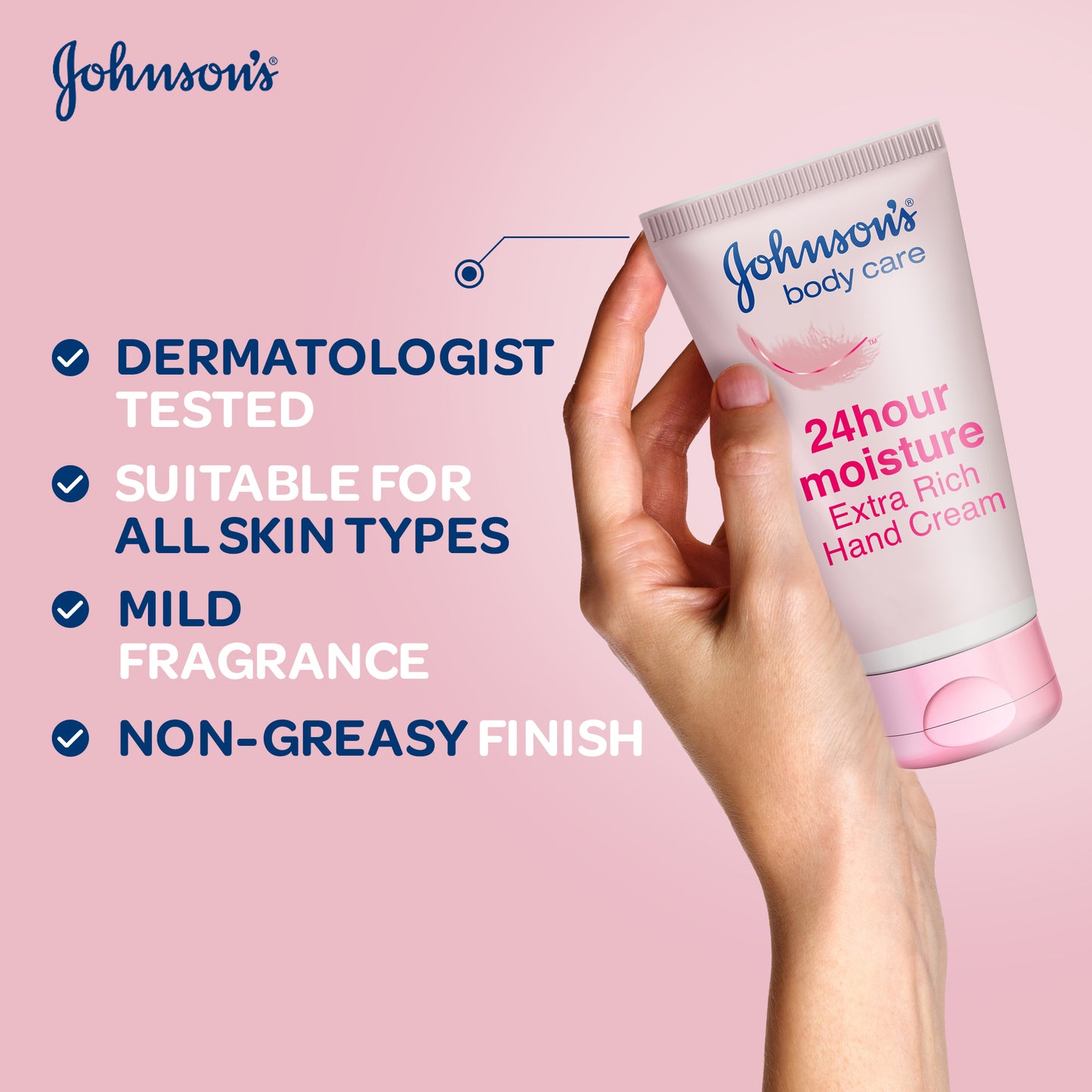 Johnson 24Hr Moisture Hand Cream 75 ml