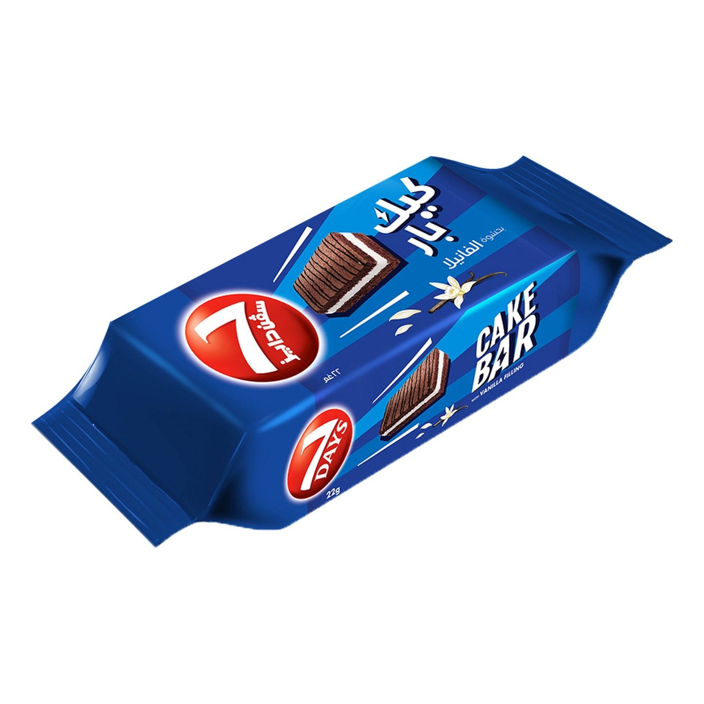 7 Days Chocolate Cake Bar Filled with Vanilla Cream 25 gr