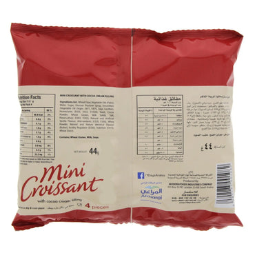 7 Days Mini Croissants Filled with Cocoa Cream (4 Pieces) 44 gr