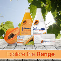 Johnson Vita-Rich Smoothing Body Wash with Papaya Extract 250 ml