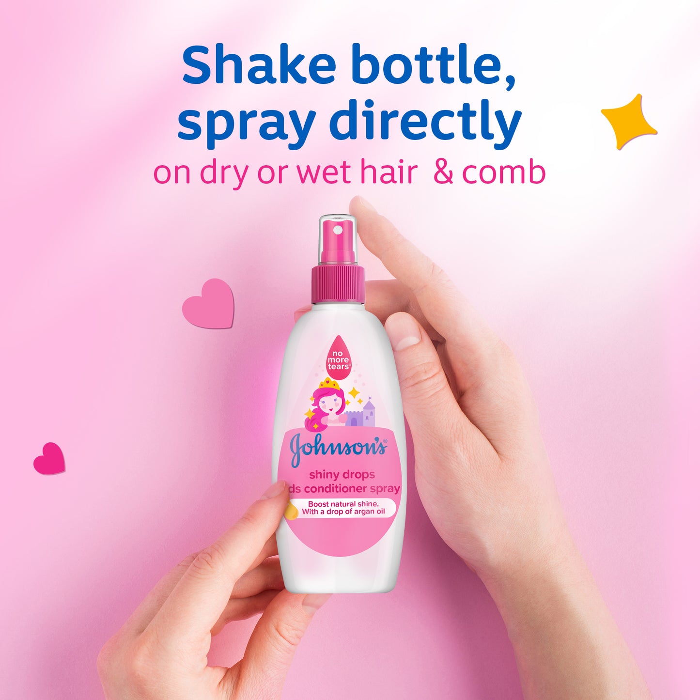 Johnson  Shiny Drops Kids Shampoo- 300ml