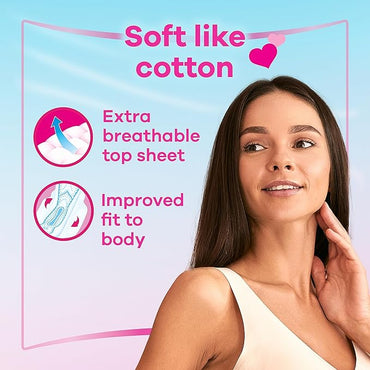 Always Cotton Skin Love Sanitary PadsLarge Thick Pads 30's Tri Pack