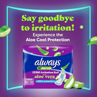 Always Cool & Dry No Heat Feel Maxi Thick Large Sanitary Pads with Wings 30's Tri Pack