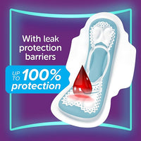 Always Cool & Dry No Heat Feel Maxi Thick Large Sanitary Pads with Wings 30's Tri Pack