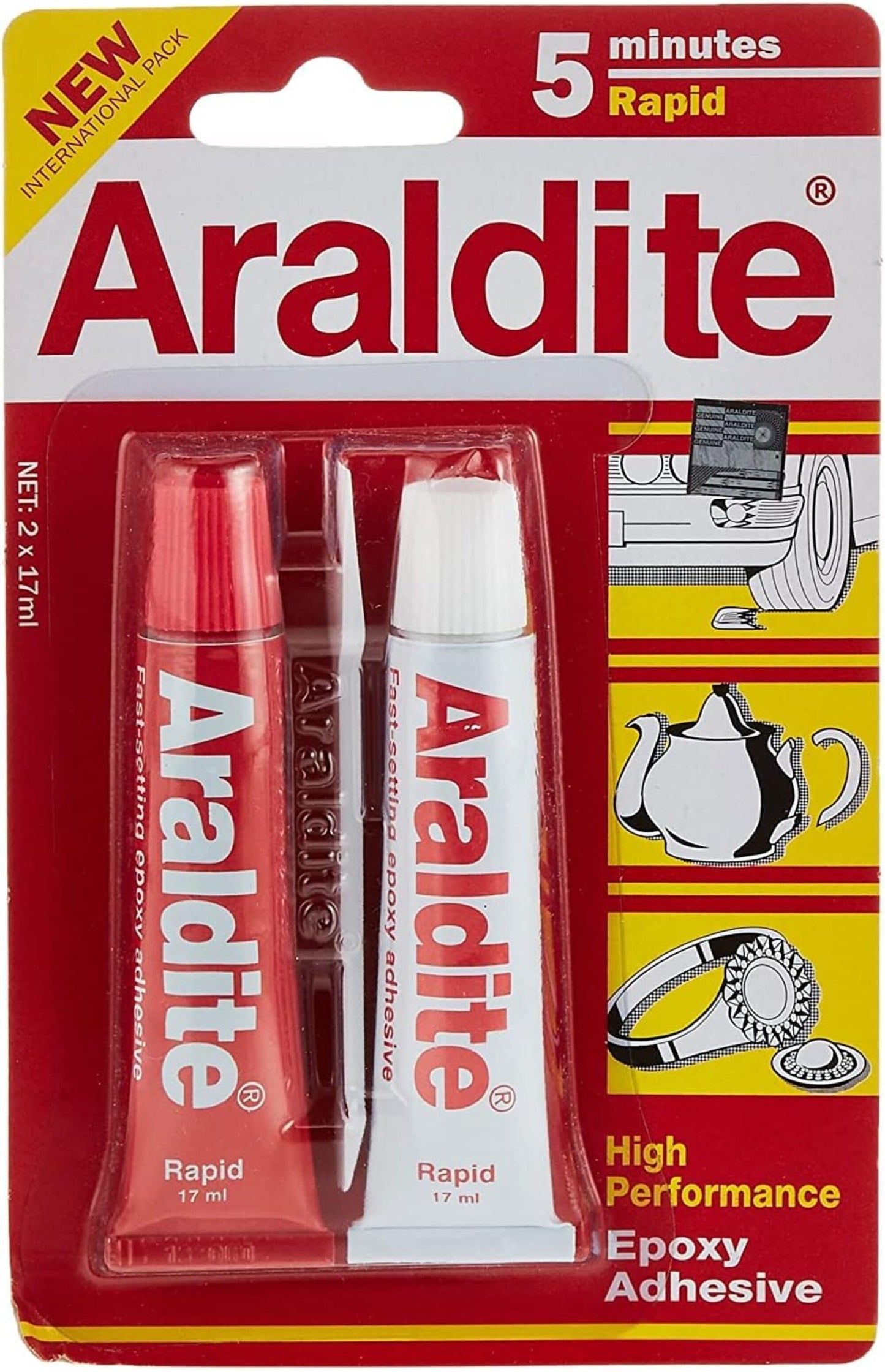Araldite Fast Setting Epoxy Adhesive 1 pack