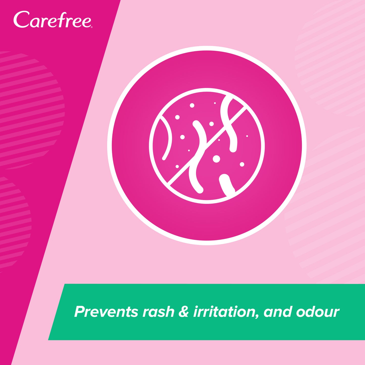 Carefree Daily Intimate Wipes with Green Tea and Aloe Vera 20 Nos