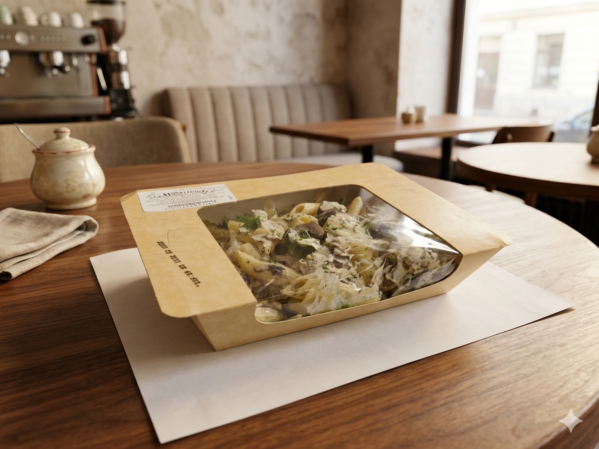 Chicken and Mushroom Pasta in a Cream Sauce