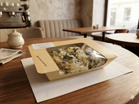 Chicken and Mushroom Pasta in a Cream Sauce