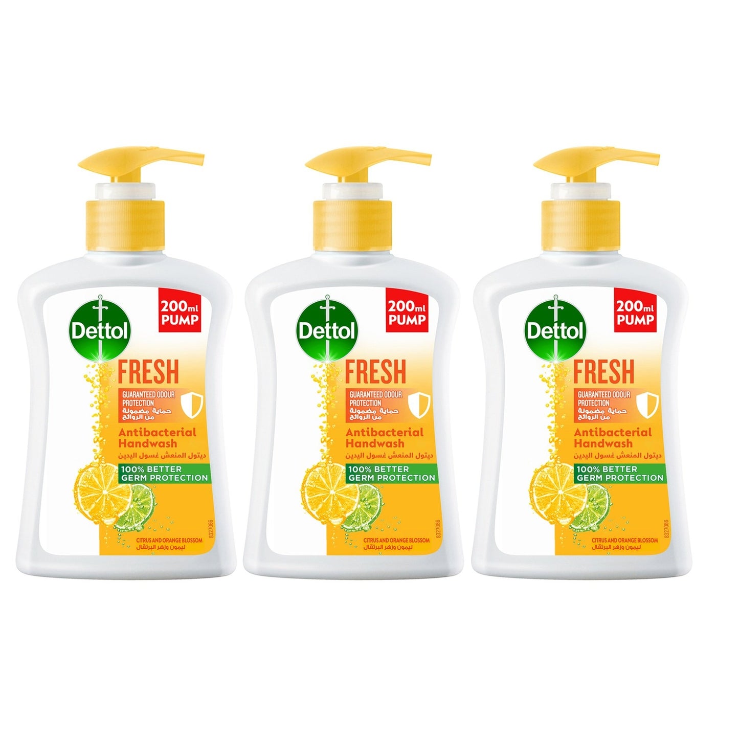 Dettol Fresh Liquid Handwash 200mlx3