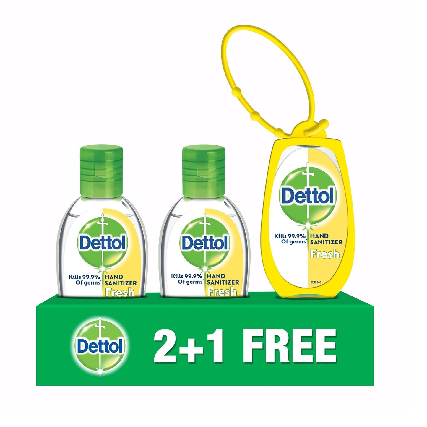 Dettol Hand Sanitizer Fresh 3x50ml with Jacket