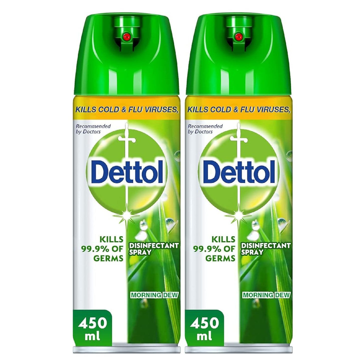 Dettol Disinfectant Spray Fresh Scent 2 x 450 ml