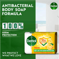 Dettol Soap Fresh 4X120g