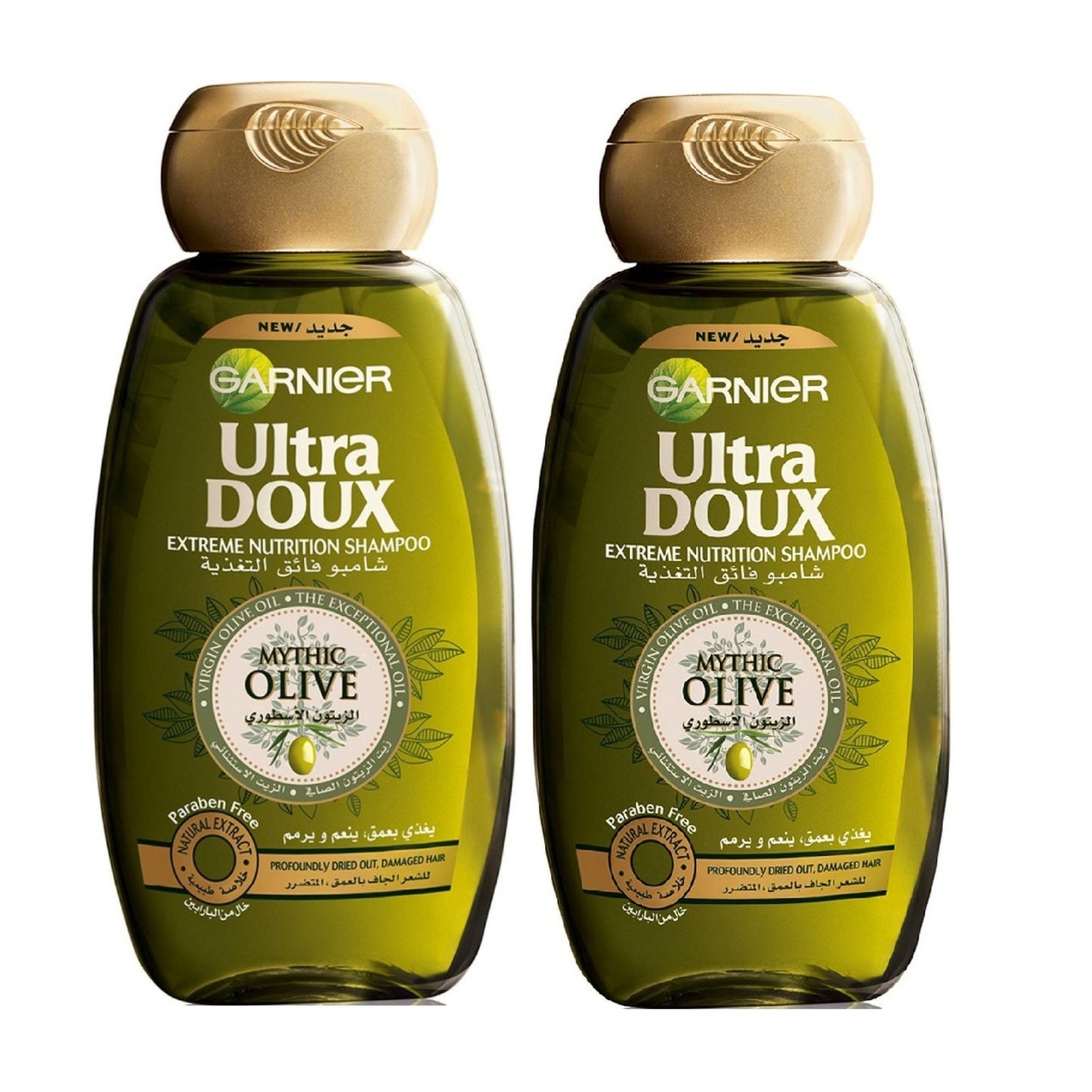 Garnier Ultra Doux Extreme Nutrition Mythic Olive Shampoo Value Pack 2 X 400 Ml