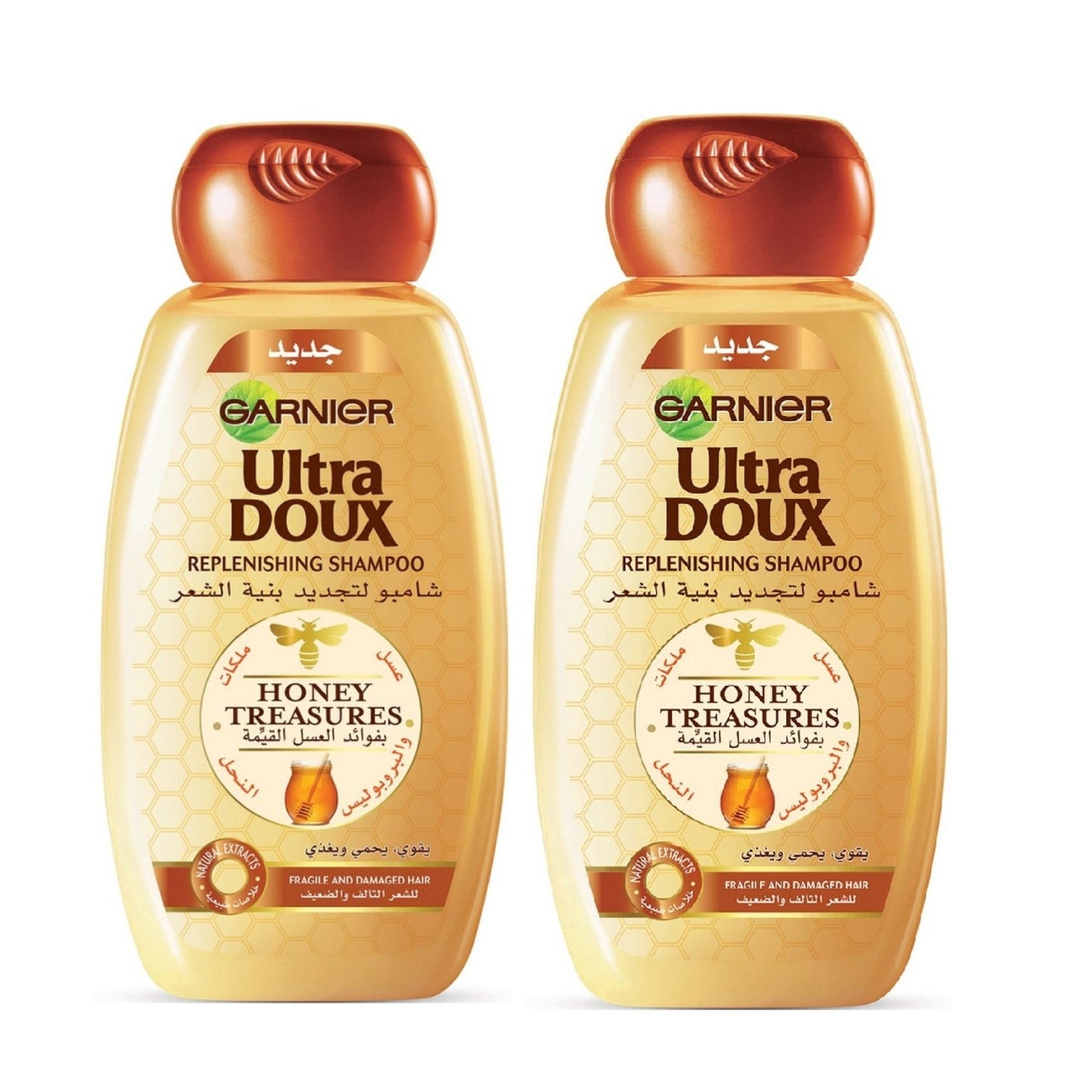 Garnier Ultra Doux Replenishing Honey Treasures Shampoo Value Pack 2 X 400 Ml